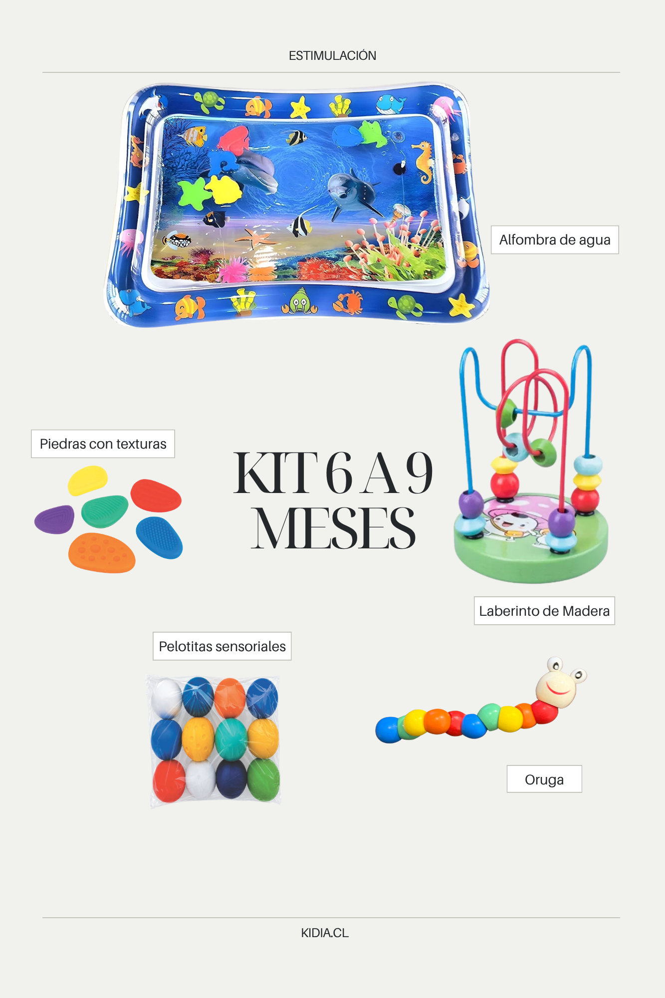 Kit de estimulación de 6 a 18 meses